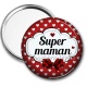 Miroir de poche - super maman