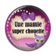 Cabochon Résine - une mamie super chouette