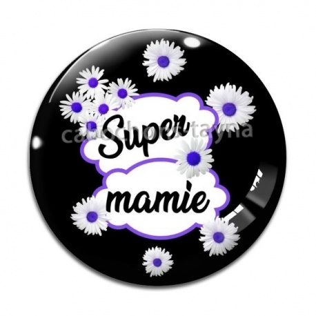 Cabochon Verre - super mamie