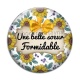 Cabochon Verre - une belle soeur formidable