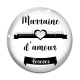 Cabochon Verre - marraine d'amour forever
