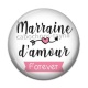 Cabochon Résine - marraine d'amour
