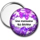 Miroir de poche - une marraine qui déchire