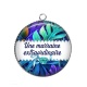 Pendentif Cabochon Argent - une marraine extraordinaire
