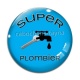 Cabochon Verre - super plombier