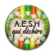 Cabochon Résine - A.E.S.H qui déchire