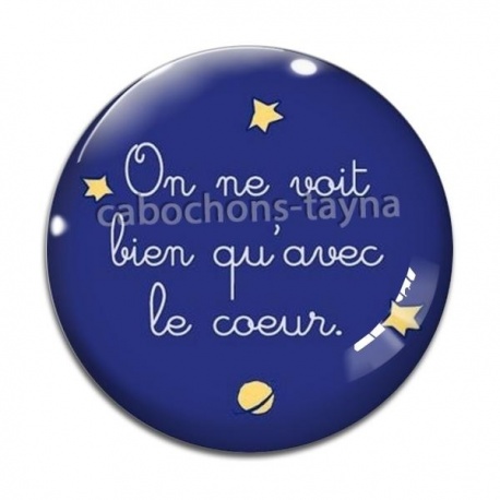 Cabochon Verre -  proverbe