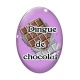 Cabochon Verre Ovale - dingue de chocolat