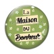 Cabochon Verre - la maison du bonheur