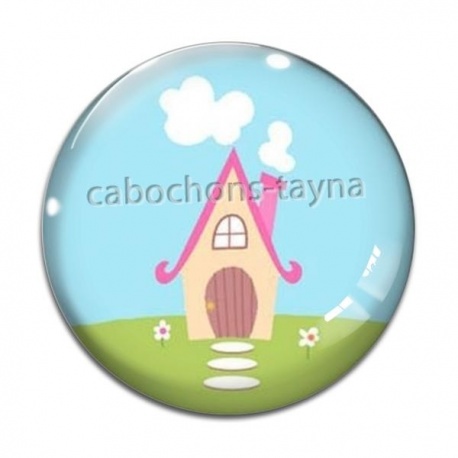 Cabochon Verre - clés de maison