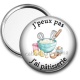 Miroir de poche - j'peux pas j'ai pâtisserie