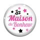 Cabochon Verre - la maison du bonheur