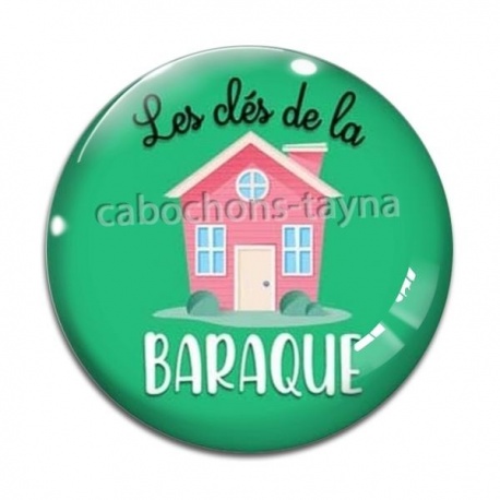 Cabochon Verre - les clés de ma barraque