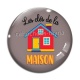 Cabochon Verre - les clés de la maison