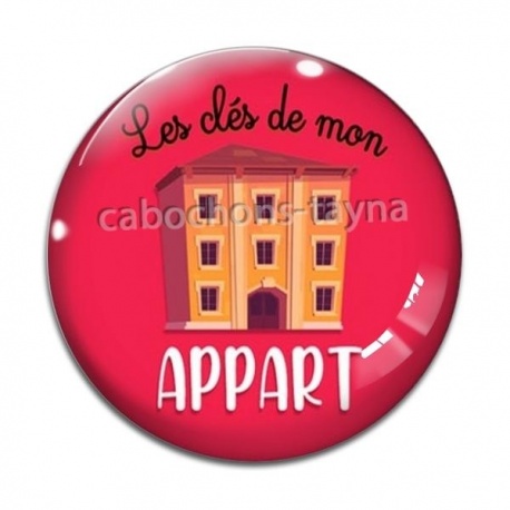 Cabochon Verre - les clés de mon appart