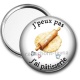 Miroir de poche - j'peux pas j'ai pâtisserie