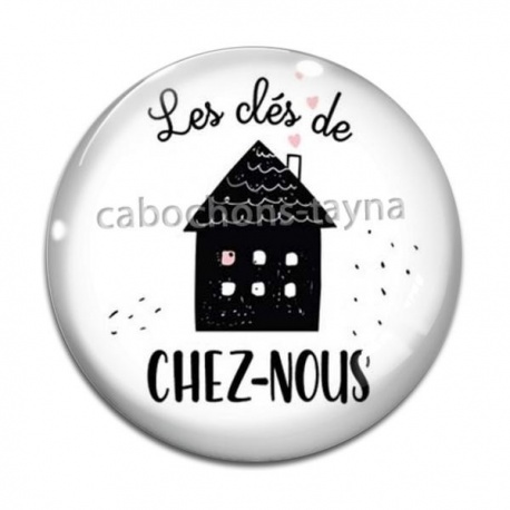 Cabochon Verre - les clés de chez nous