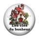 Cabochon Résine - les clés du bonheur