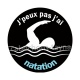 j'peux pas j'ai natation
