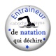 Cabochon Résine - entraineur de natation