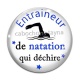 Cabochon Verre - entraineur de natation