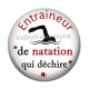 Cabochon Résine - entraineur de natation
