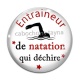 Cabochon Verre - entraineur de natation