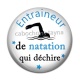 Cabochon Résine - entraineur de natation