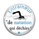 Cabochon Verre - entraineur de natation