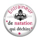 Cabochon Verre - entraineur de natation