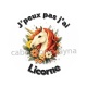 j'peux pas j'ai licorne