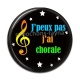 Cabochon Résine - j'peux pas j'ai chorale