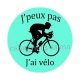  j'peux pas j'ai vélo