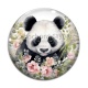 Cabochon Verre - panda