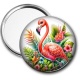 Miroir de poche - flamand rose