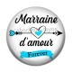 Cabochon Résine - marrainer d'amour forever
