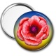 Miroir de poche - fleur coquelicot