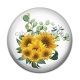 Cabochon Résine - tournesol
