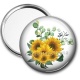 Miroir de poche - tournesol
