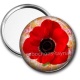 Miroir de poche - coquelicot