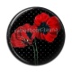 Cabochon Résine - coquelicot
