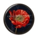 Cabochon Résine - coquelicot