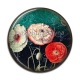 Cabochon Résine - coquelicot