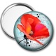Miroir de poche - coquelicot