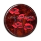 Cabochon Résine - coquelicot