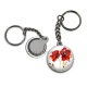 Porte clés - coquelicot
