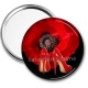 Miroir de poche - coquelicot