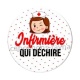 infirmière qui déchire