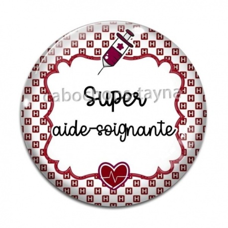 Cabochon Verre - super aide soignante