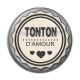 Cabochon Résine - tonton d'amour
